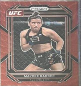Maycee Barber 2023 Panini Prizm UFC Base #162 Ruby Wave