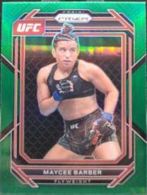 Maycee Barber 2023 Panini Prizm UFC Base #162 Green