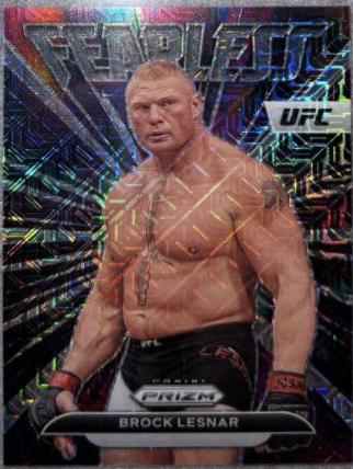 Brock Lesnar 2023 Panini Prizm UFC Fearless #15 Mojo