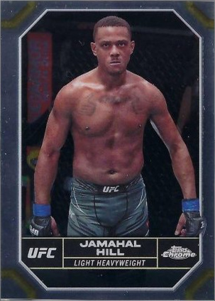 Jamahal Hill 2024 Topps Chrome UFC Base #89 Superfractor