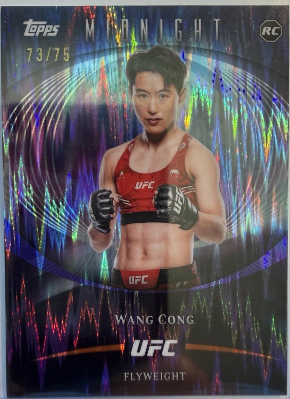 Wang Cong 2026 Topps Midnight UFC Base #78 Dusk