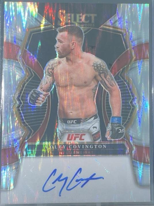 Colby Covington 2023 Panini Select UFC Signatures #19 Flash