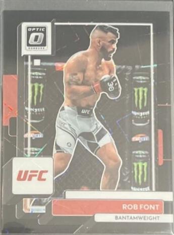 Rob Font 2023 Panini Donruss Optic UFC Base #74 Black Velocity
