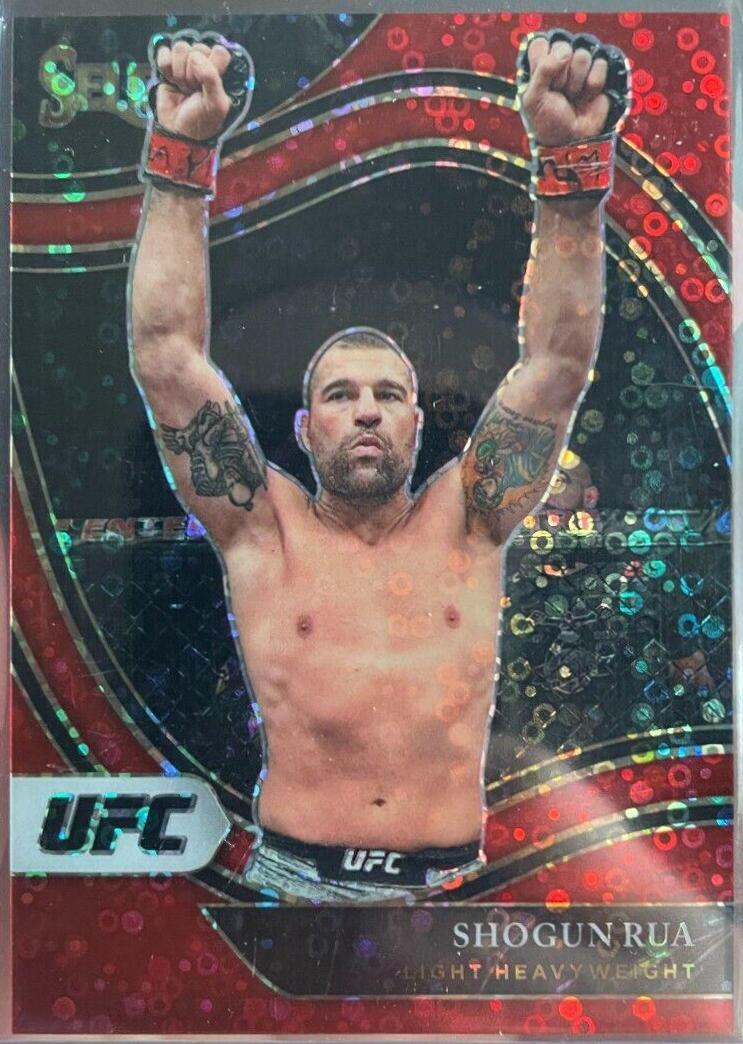 Mauricio Rua 2021 Panini Select UFC Octagonside #207 Red Disco