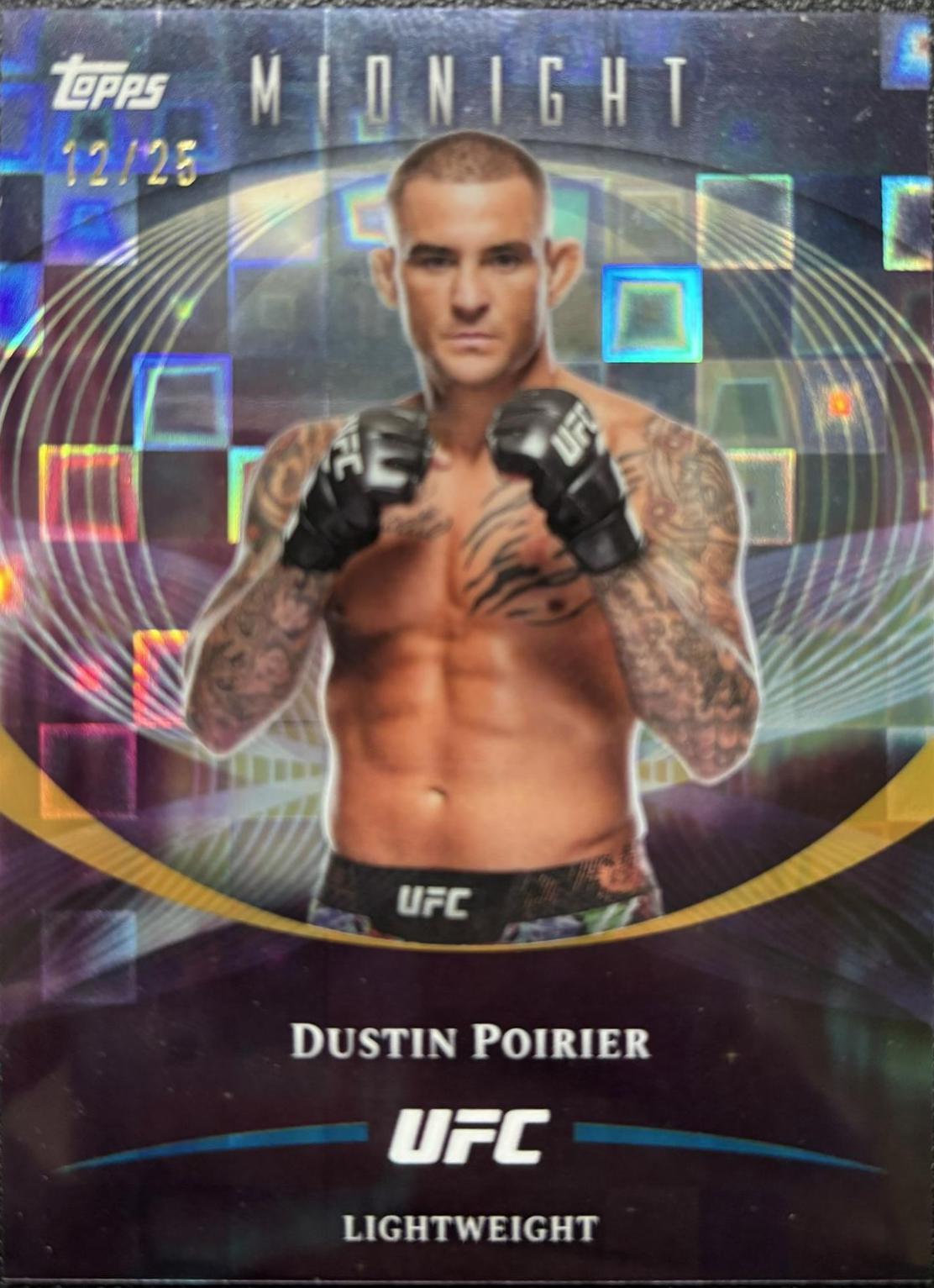 Dustin Poirier 2026 Topps Midnight UFC Base #85 Moonrise
