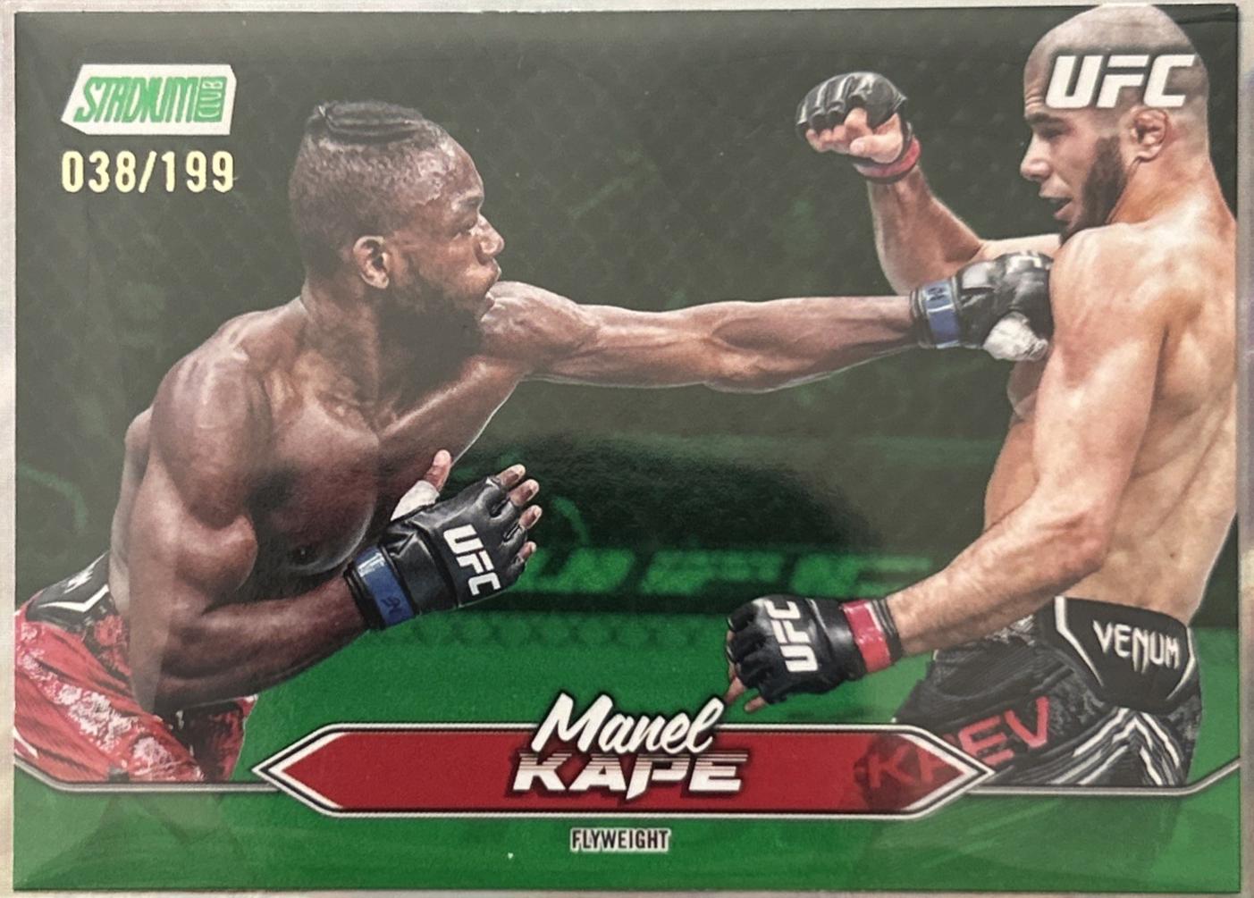 Manel Kape 2025 Topps Stadium Club UFC Base #18 Green