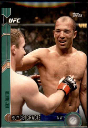 Royce Gracie 2015 Topps UFC Chronicles Base #1 Green