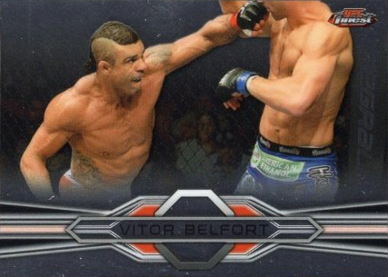 Vitor Belfort 2013 Topps Finest UFC Base #79 Gold