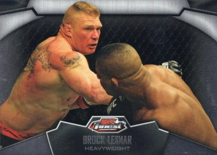 Brock Lesnar 2012 Topps Finest UFC Base #98 Xfractor