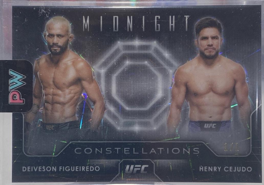 Henry Cejudo / Deiveson Figueiredo 2024 Topps Midnight UFC Constellations #CO-5 Daybreak
