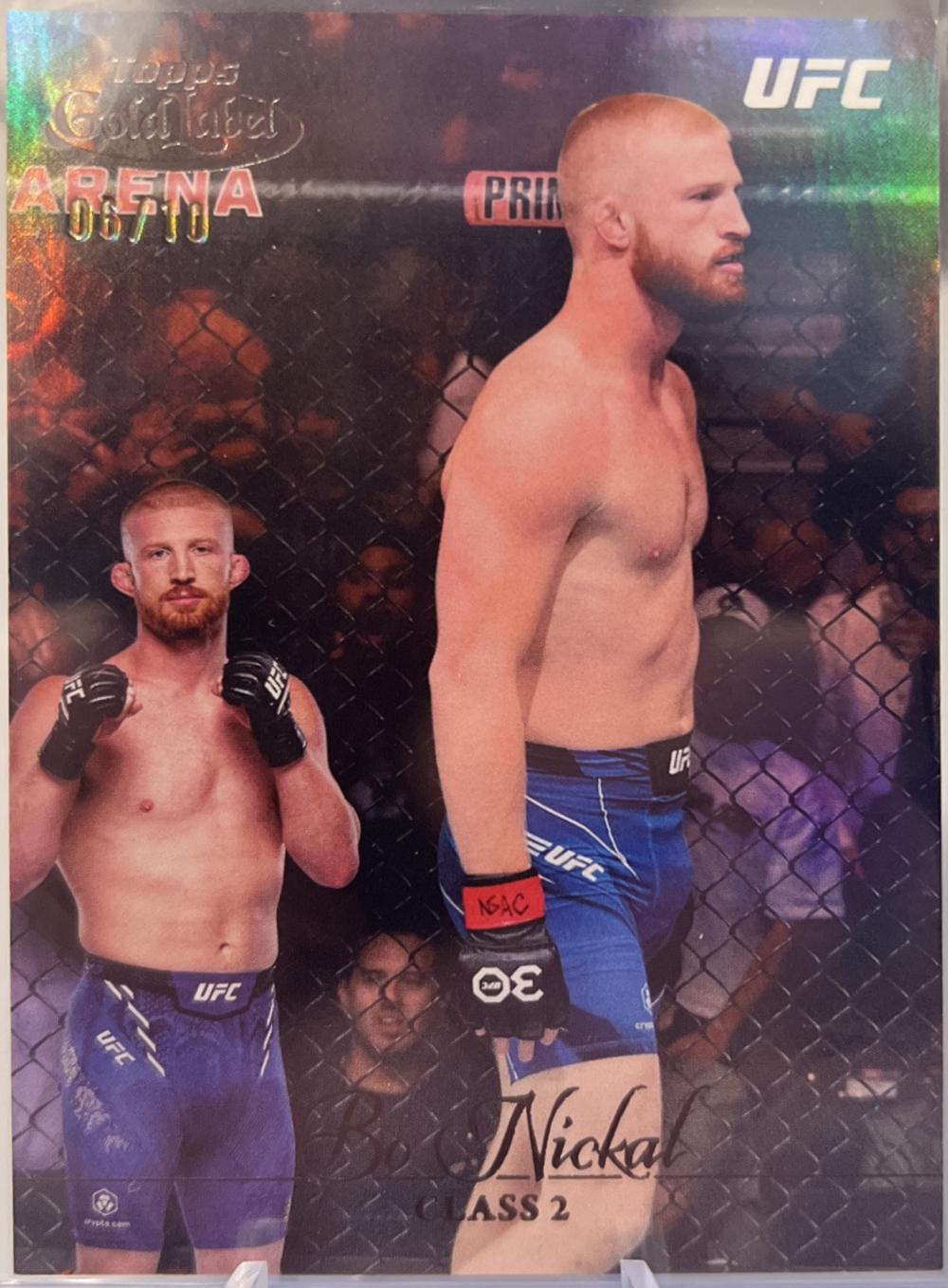 Bo Nickal 2024 Topps Gold Label UFC Base Class II #37 Black