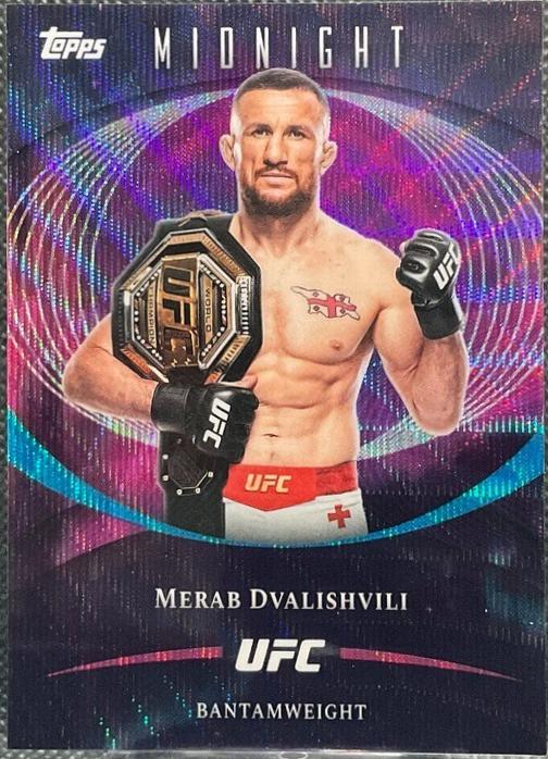 Merab Dvalishvili 2026 Topps Midnight UFC Base #100 Zodiac