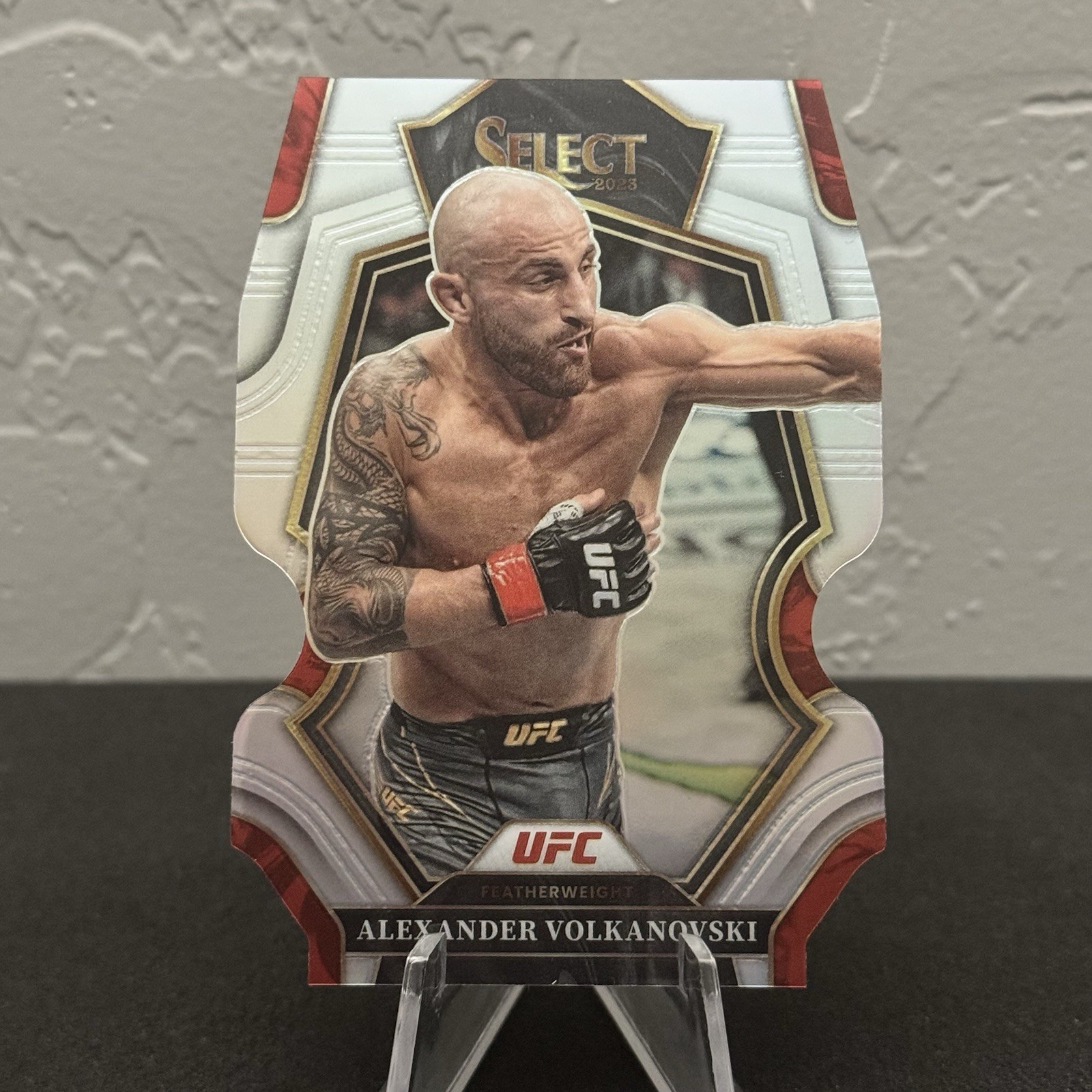 Alexander Volkanovski 2023 Panini Select UFC Premier Level #128 Silver Die Cut