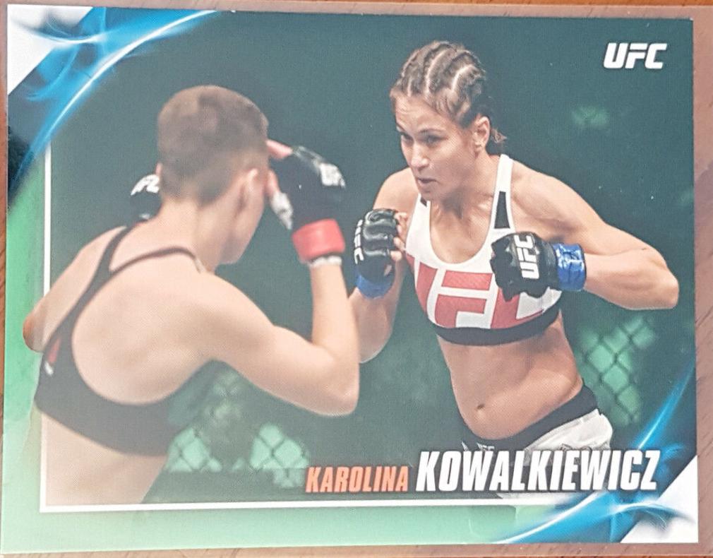 Karolina Kowalkiewicz 2019 Topps UFC Knockout Base #51 Green