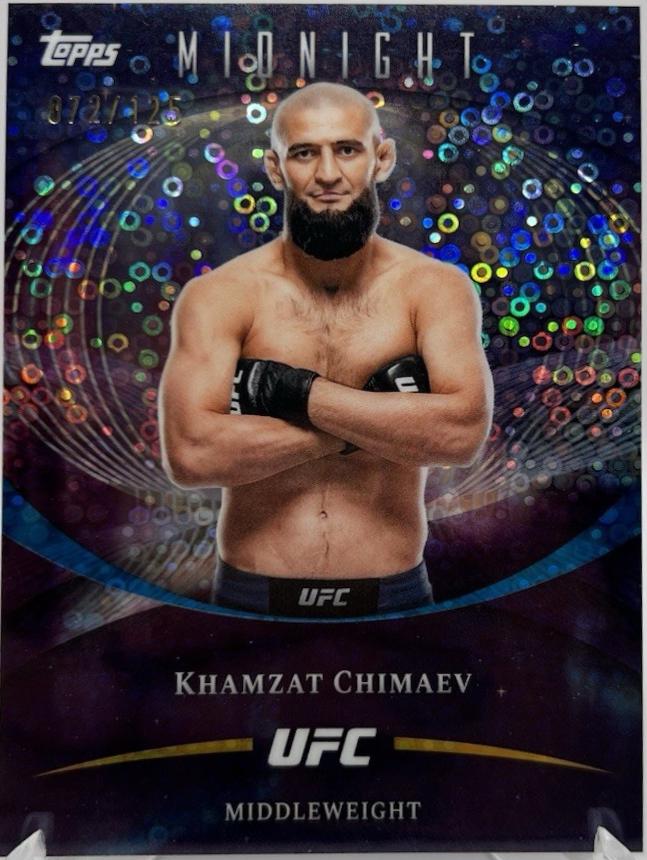 Khamzat Chimaev 2026 Topps Midnight UFC Base #55 Morning