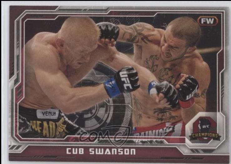 Cub Swanson 2014 Topps UFC Champions Base #175 Red