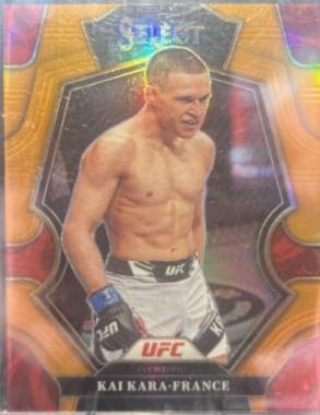 Kai Kara-France 2023 Panini Select UFC Premier Level #155 Orange