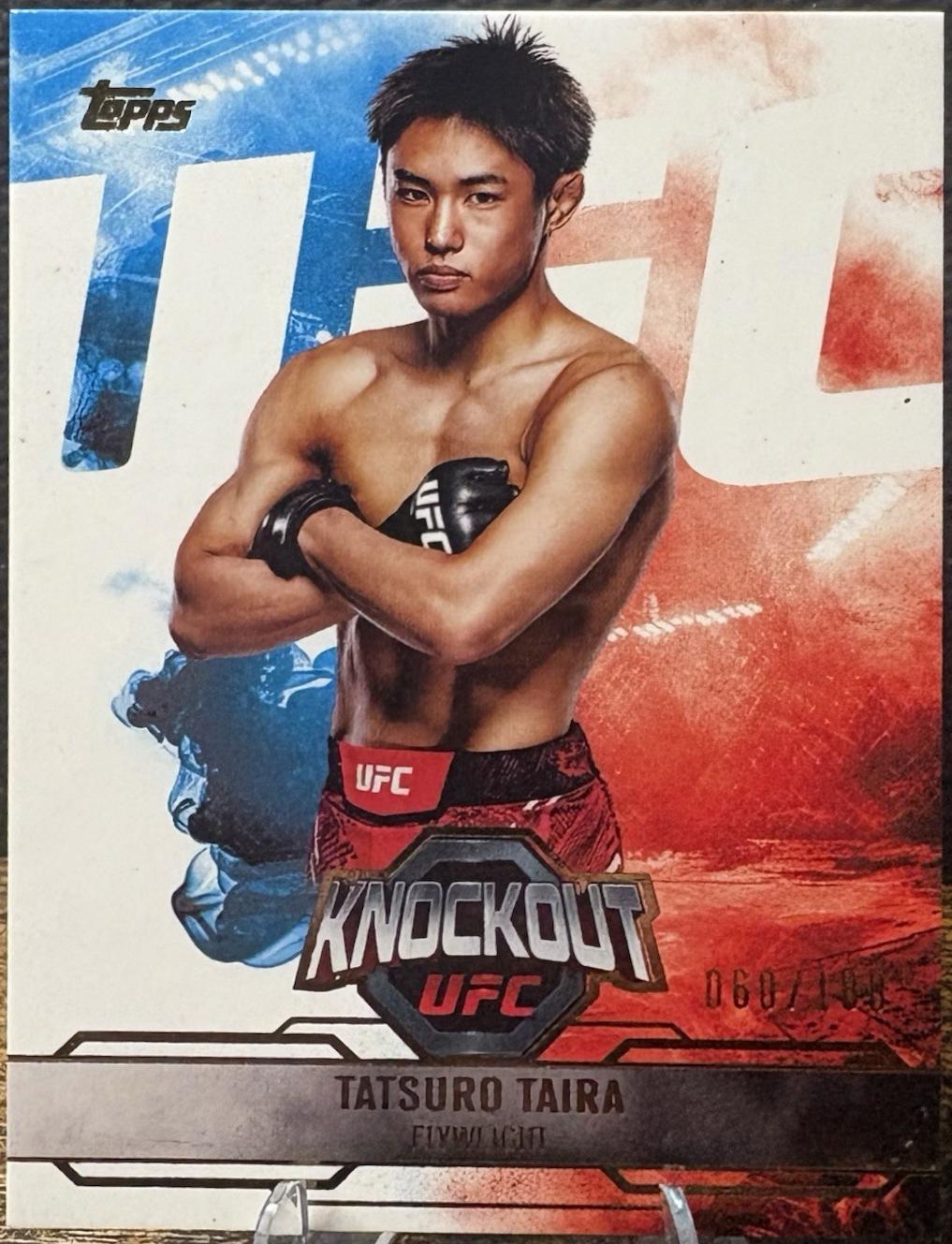 Tatsuro Taira 2025 Topps Knockout UFC Base #97 Gold