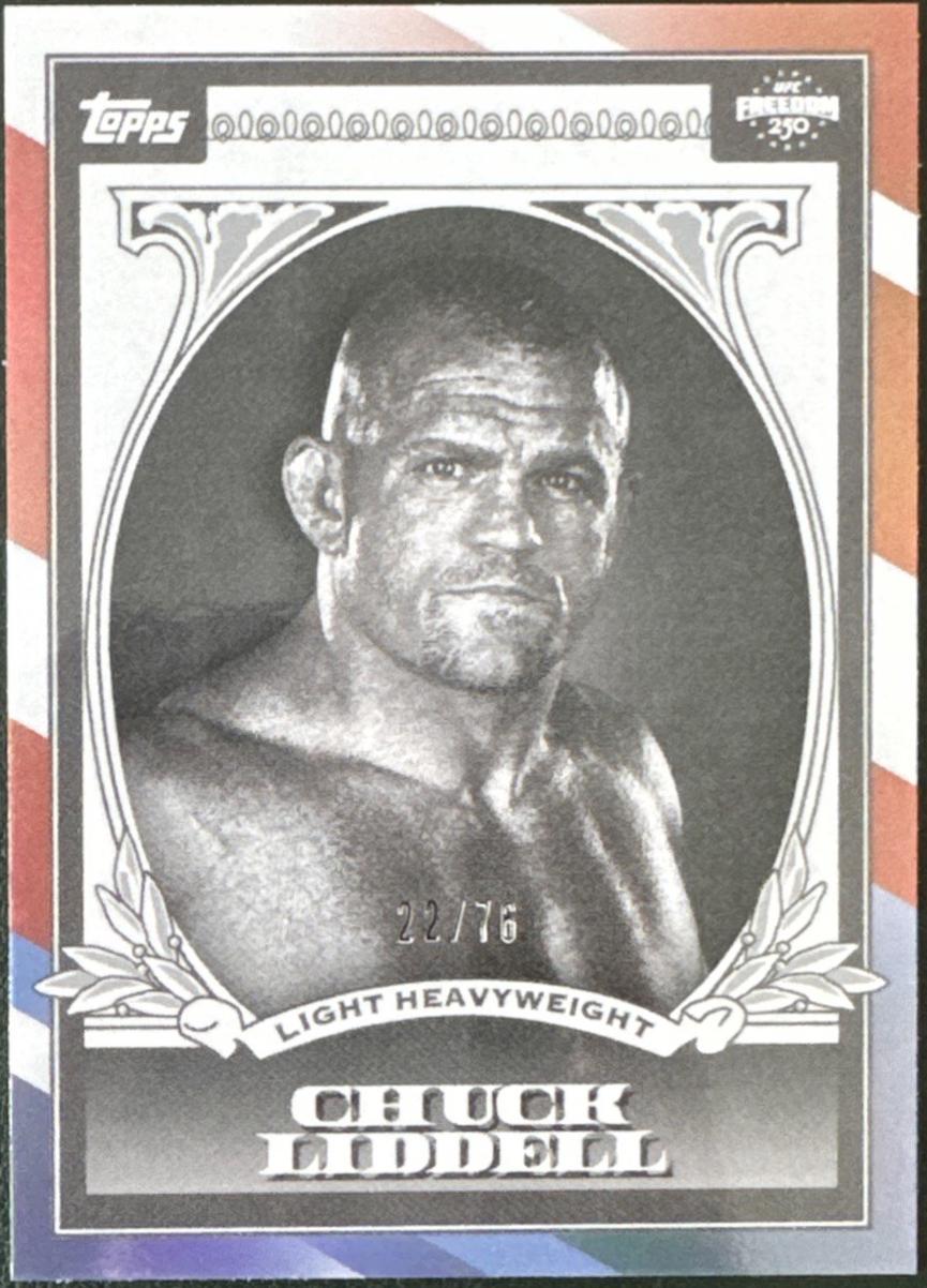 Chuck Liddell 2026 Topps UFC Freedom 250 UFC Dollar #UD-30 Red White Blue