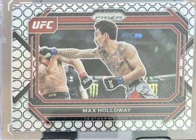 Max Holloway 2023 Panini Prizm UFC Base #67 Octagon