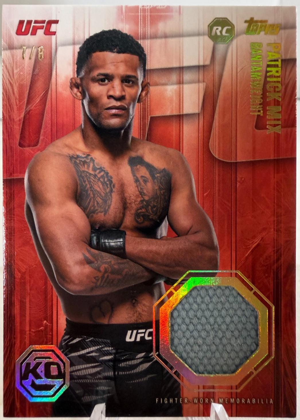 Patrick Mix 2026 Topps Knockout UFC Knockout Relics #KOR-PM Platinum