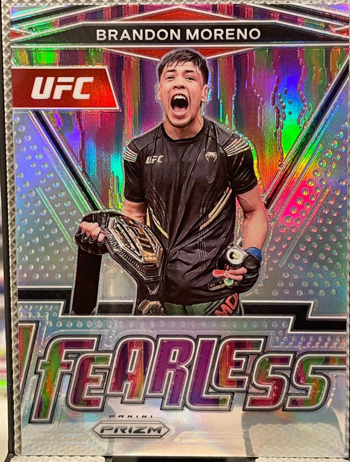 Brandon Moreno 2022 Panini Prizm UFC Fearless #17 Silver