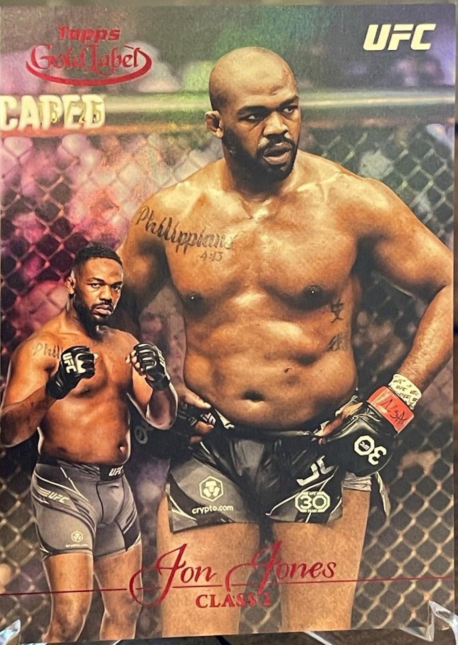 Jon Jones 2024 Topps Gold Label UFC Base Class II #44 Red