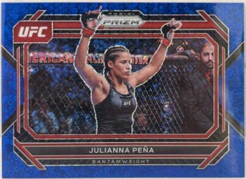 Julianna Peña 2023 Panini Prizm Under Card UFC Base #5 Blue