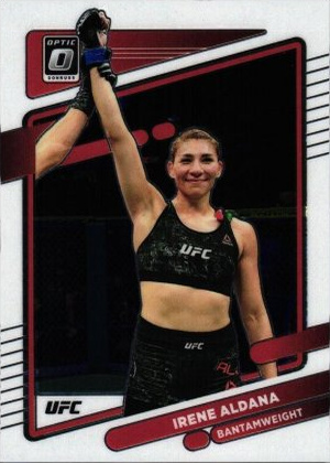 Irene Aldana 2022 Panini Donruss Optic UFC Base #35 Lucky Envelopes