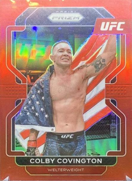 Colby Covington 2022 Panini Prizm UFC Base #121 Red