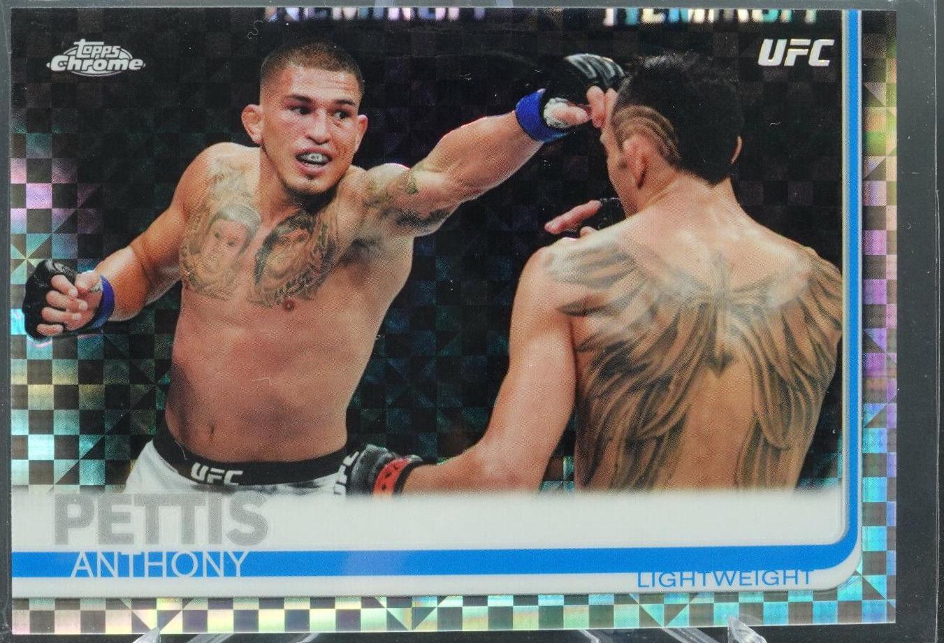 Anthony Pettis 2019 Topps Chrome UFC Base #22 Xfractor