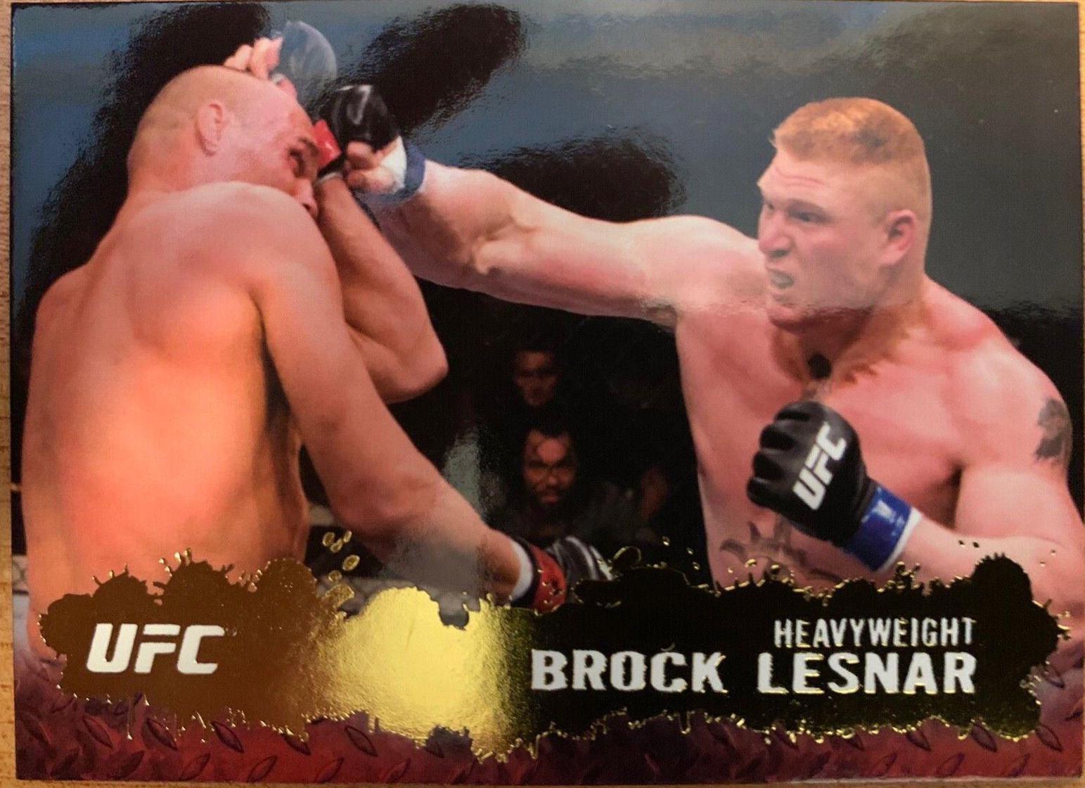Brock Lesnar 2009 Topps UFC Round 2 Base #69 Bronze