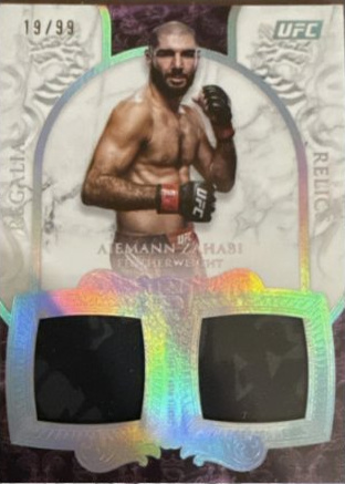 Aiemann Zahabi 2025 Topps Royalty UFC Regalia Relics #RR-AZ Platinum