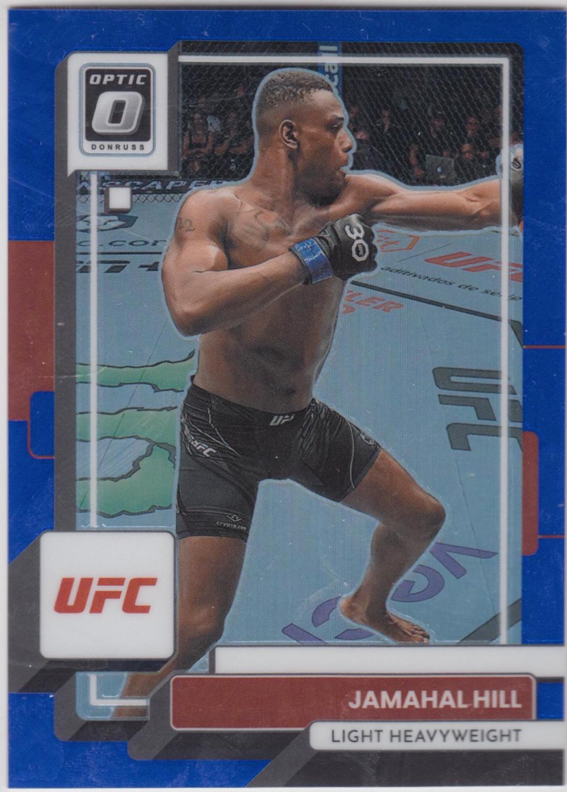 Jamahal Hill 2023 Panini Donruss Optic UFC Base #35 Blue