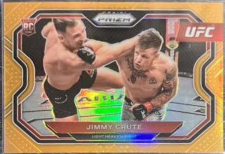 Jimmy Crute 2021 Panini Prizm UFC Base #170 Orange