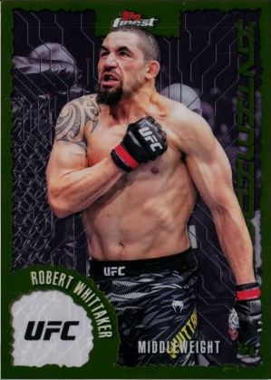 Robert Whittaker 2025 Topps Finest UFC Intimidators #IT-30 Superfractor