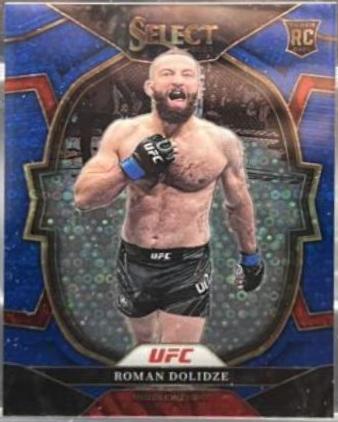 Roman Dolidze 2023 Panini Select UFC Concourse #3 Blue Disco