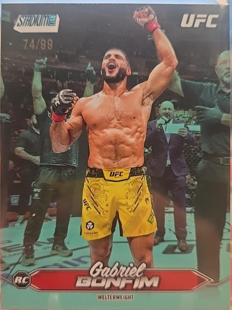 Gabriel Bonfim 2025 Topps Stadium Club UFC Base #164 Teal