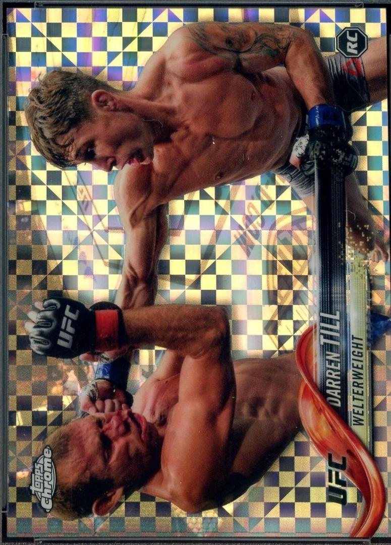 Darren Till 2018 Topps Chrome UFC Base #57 Xfractor