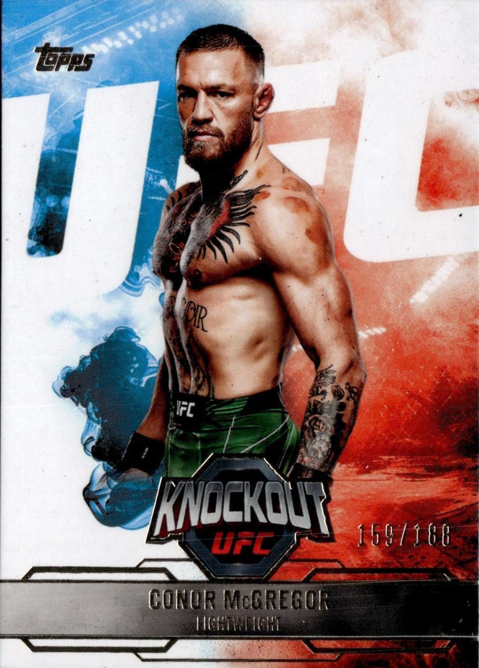 Conor McGregor 2025 Topps Knockout UFC Base #58 Gold