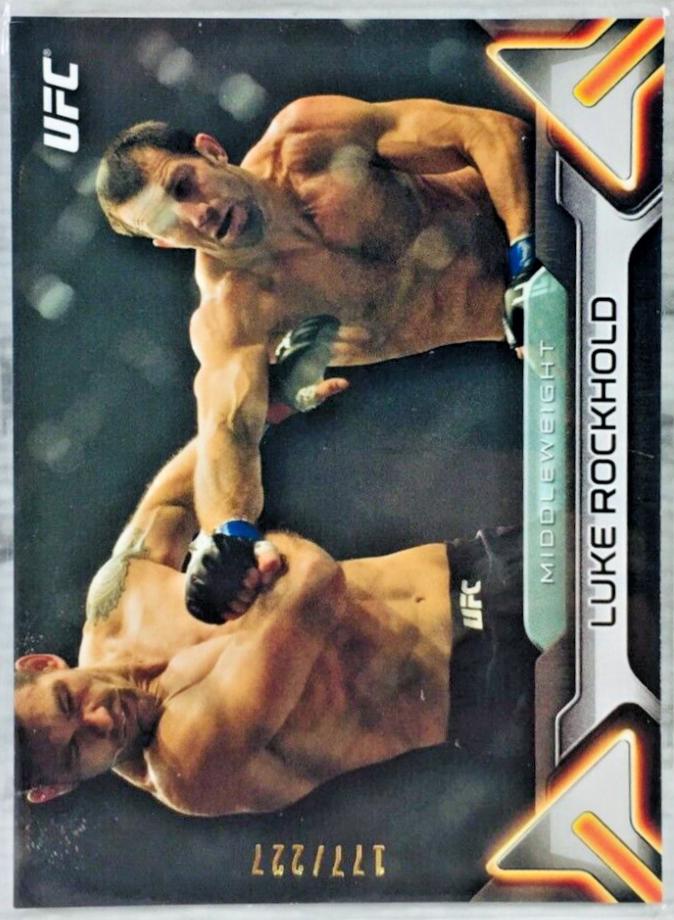 Luke Rockhold 2016 Topps UFC Knockout Base #23 Silver