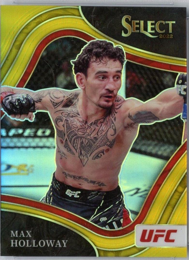 Max Holloway 2022 Panini Select UFC Octagonside #269 Gold
