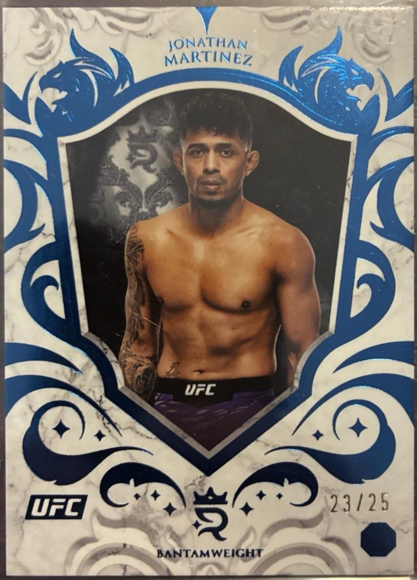 Jonathan Martinez 2025 Topps Royalty UFC Base #5 Blue