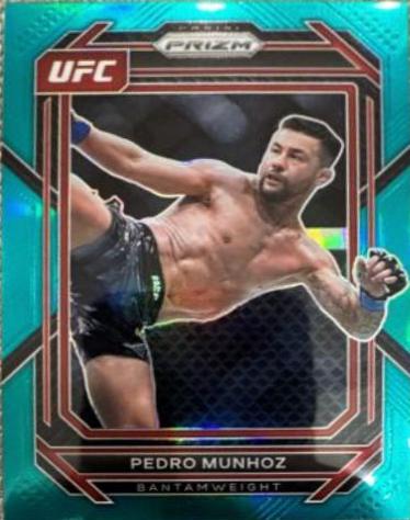 Pedro Munhoz 2023 Panini Prizm UFC Base #174 Teal