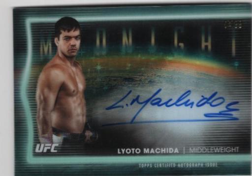 Lyoto Machida 2025 Topps Midnight UFC Horizon Signatures #HNS-LM Twilight