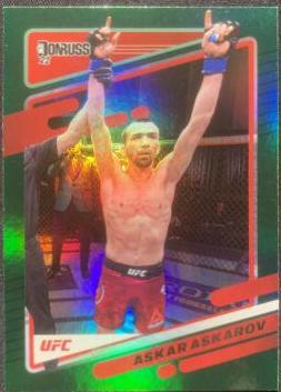Askar Askarov 2022 Panini Donruss UFC Base #93 Green