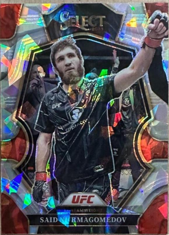 Said Nurmagomedov 2023 Panini Select UFC Premier Level #111 Cracked Ice