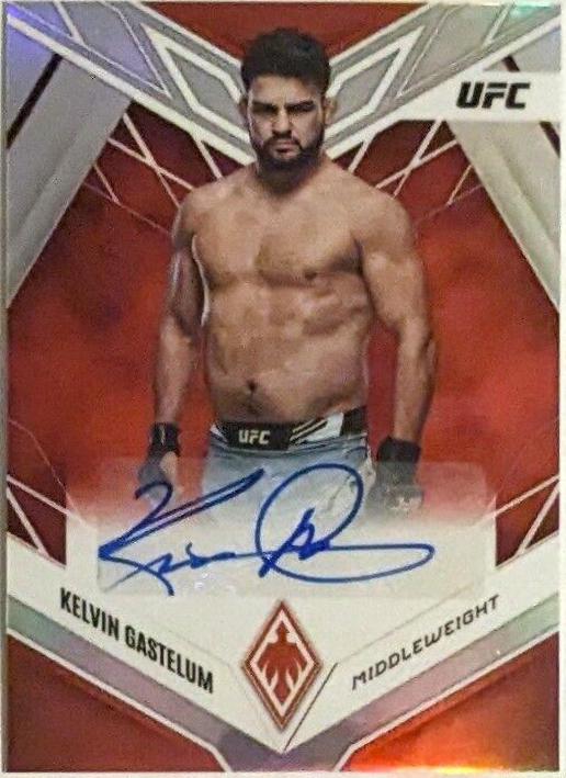Kelvin Gastelum 2023 Panini Chronicles UFC Phoenix Autographs #20 Red