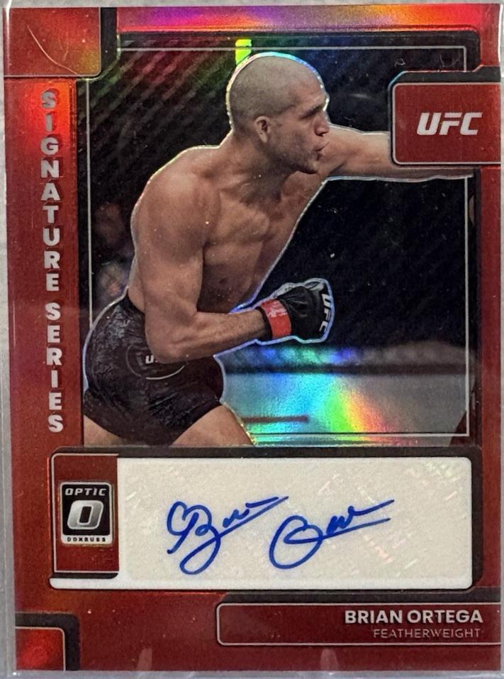 Brian Ortega 2023 Panini Donruss Optic UFC Signature Series #11 Blue