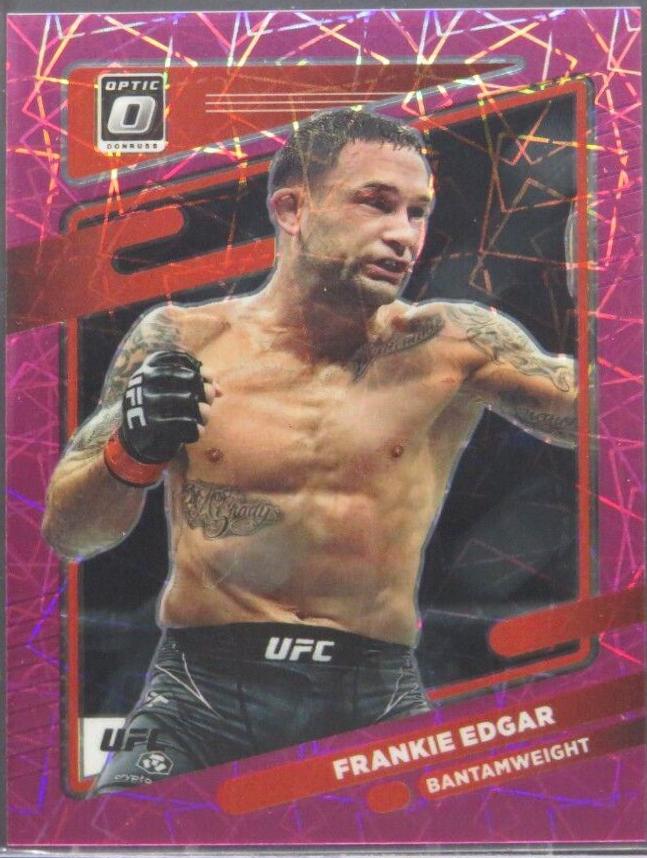 Frankie Edgar 2022 Panini Donruss Optic UFC Base #19 Pink Velocity